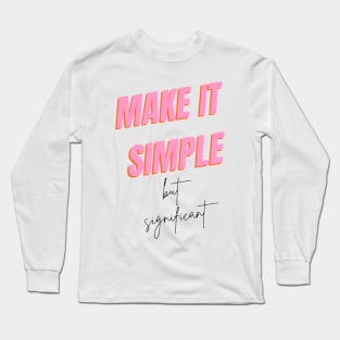 Minimalist Long Sleeve T-Shirt